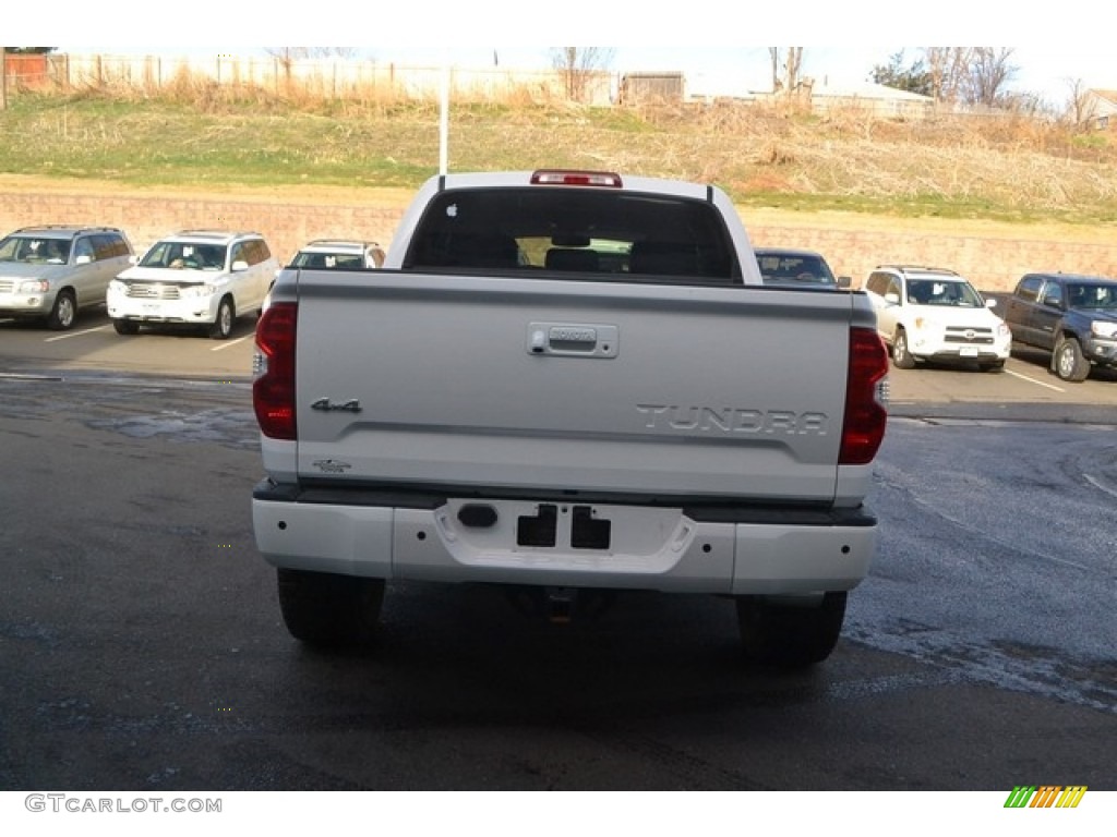 2015 Tundra Platinum CrewMax 4x4 - Super White / Black photo #3