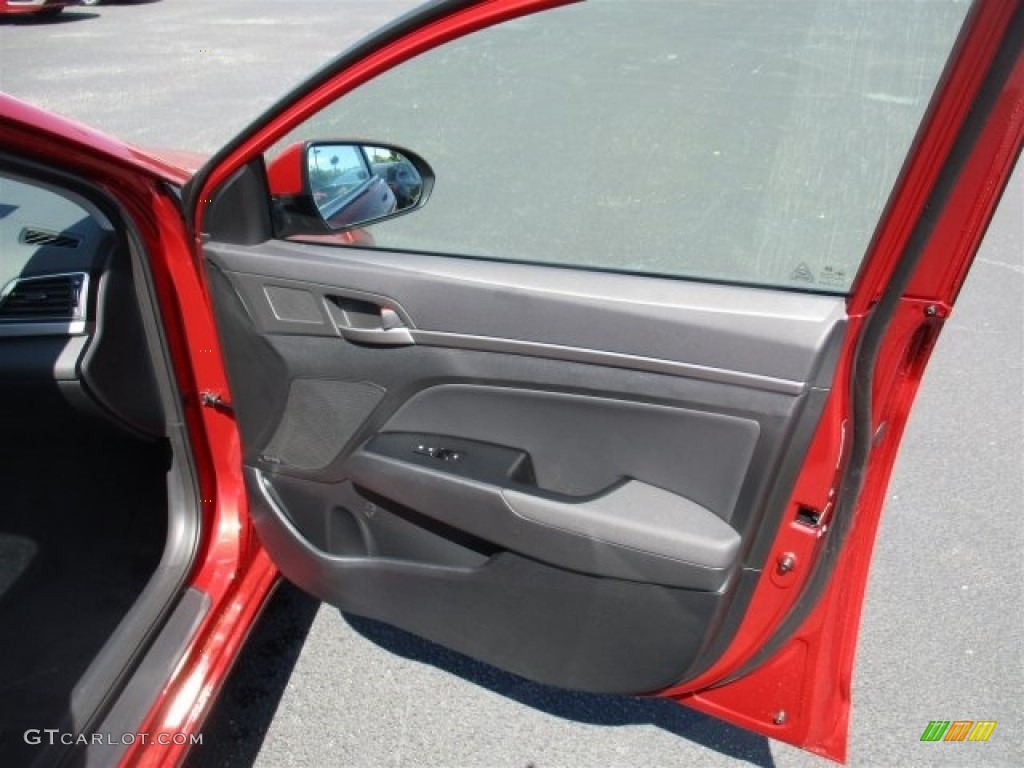 2017 Elantra Limited - Red / Black photo #11
