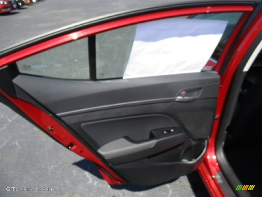 2017 Elantra Limited - Red / Black photo #16