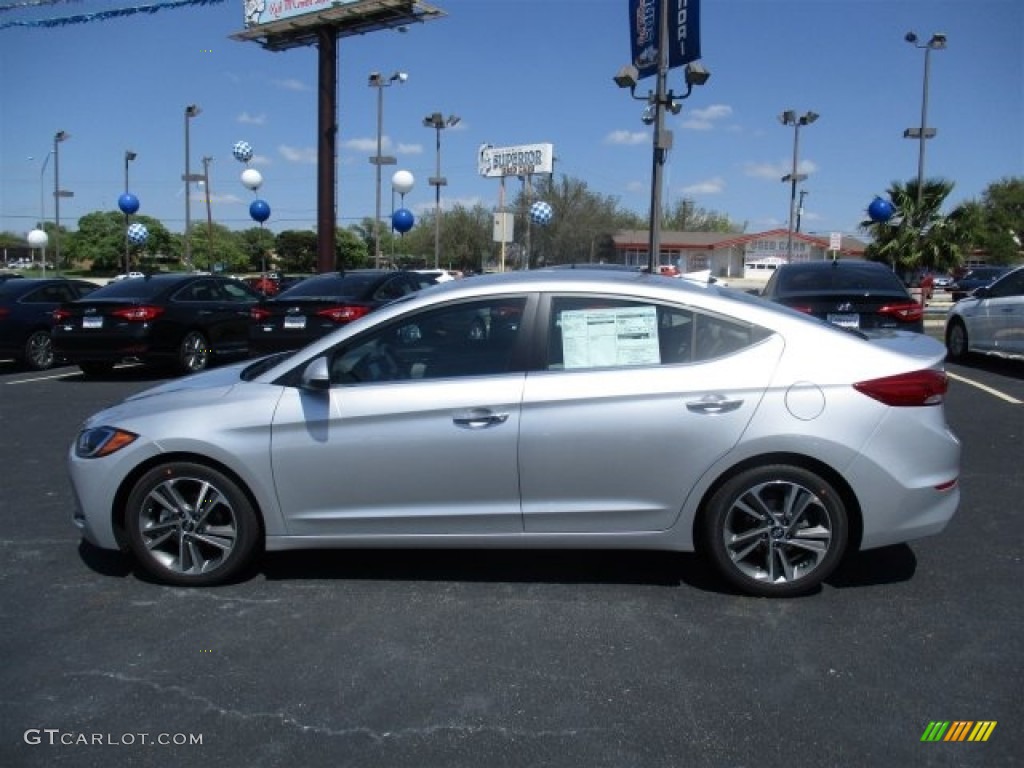 2017 Elantra Limited - Silver / Gray photo #4