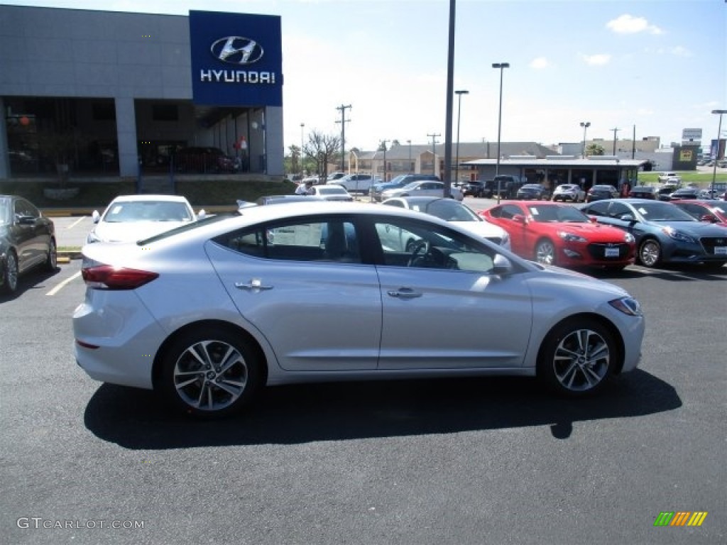 2017 Elantra Limited - Silver / Gray photo #8
