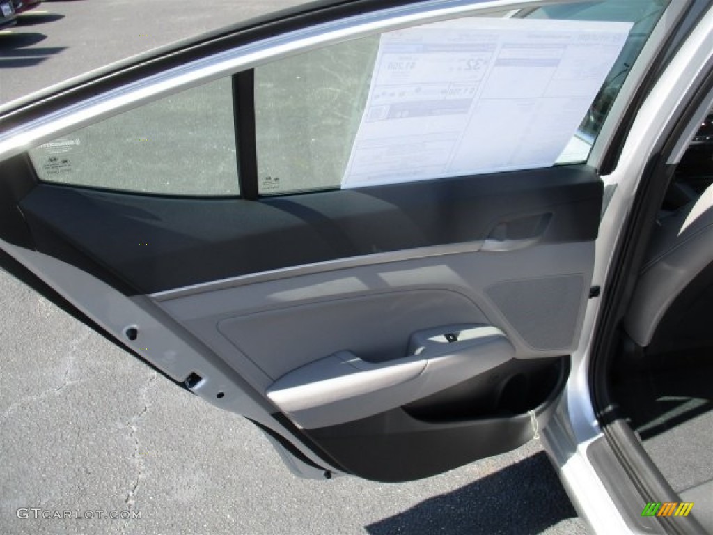 2017 Elantra Limited - Silver / Gray photo #16