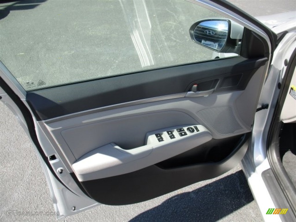 2017 Elantra Limited - Silver / Gray photo #17