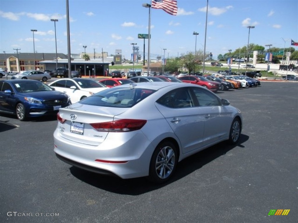 2017 Elantra Limited - Silver / Gray photo #6