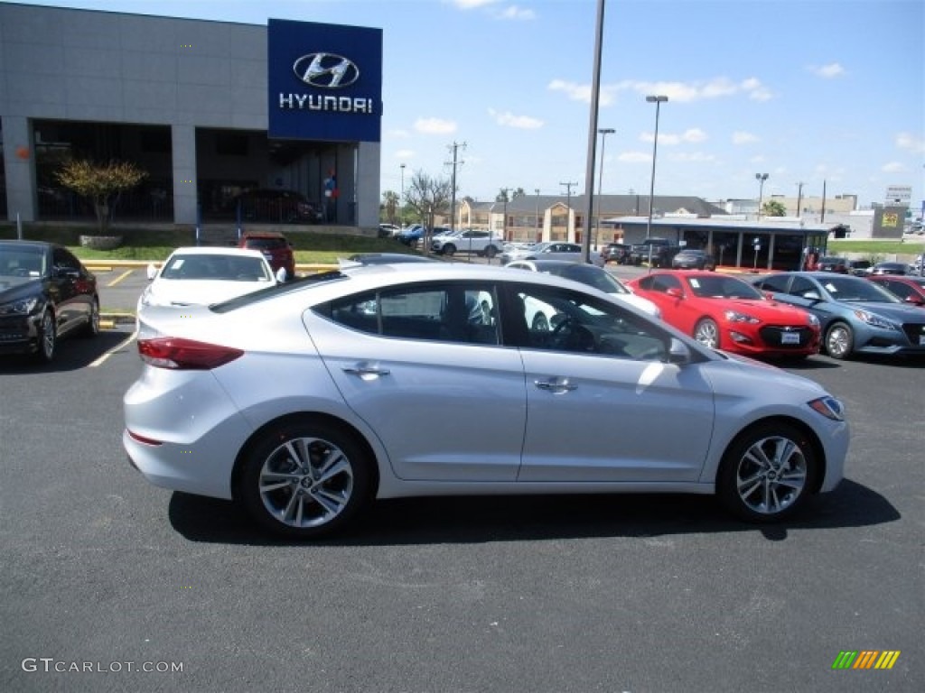 2017 Elantra Limited - Silver / Gray photo #8