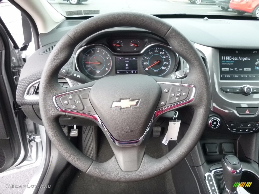 2016 Chevrolet Cruze LT Sedan Jet Black Steering Wheel Photo #111744799