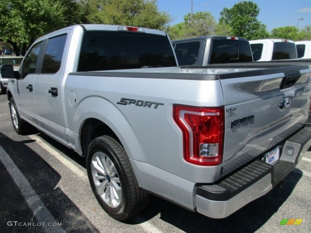 2016 F150 XL SuperCrew - Ingot Silver / Black photo #6