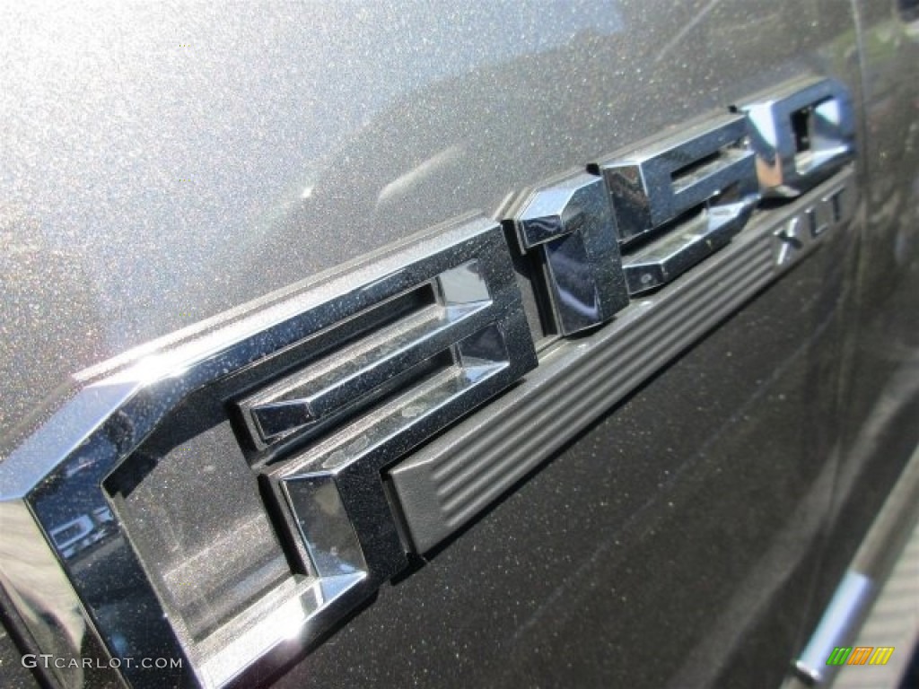 2016 F150 XLT SuperCrew - Magnetic / Black photo #3