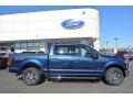 2016 Blue Jeans Ford F150 XLT SuperCrew 4x4  photo #2