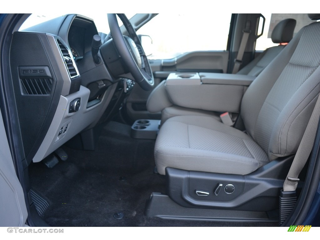 2016 F150 XLT SuperCrew 4x4 - Blue Jeans / Medium Earth Gray photo #8