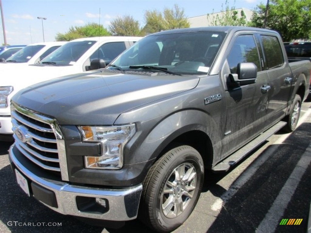 2016 F150 XLT SuperCrew - Magnetic / Medium Earth Gray photo #2