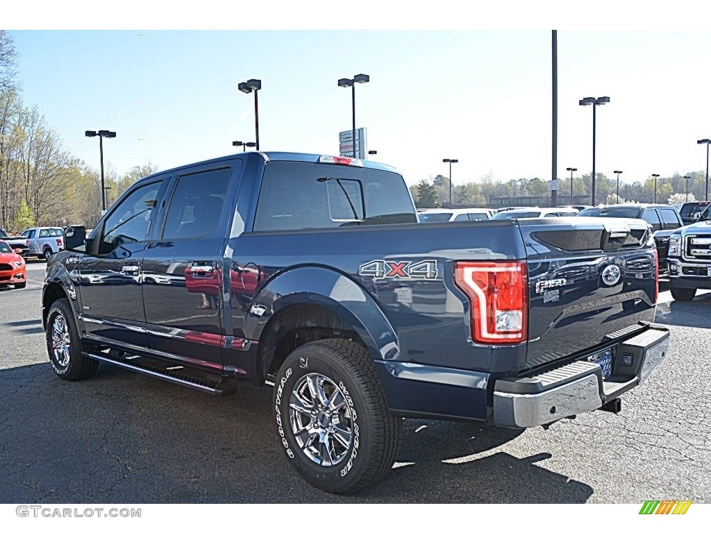 2016 F150 XLT SuperCrew 4x4 - Blue Jeans / Medium Earth Gray photo #21