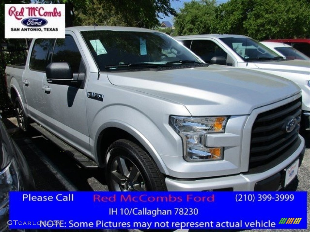 2016 F150 XLT SuperCrew - Ingot Silver / Black photo #1