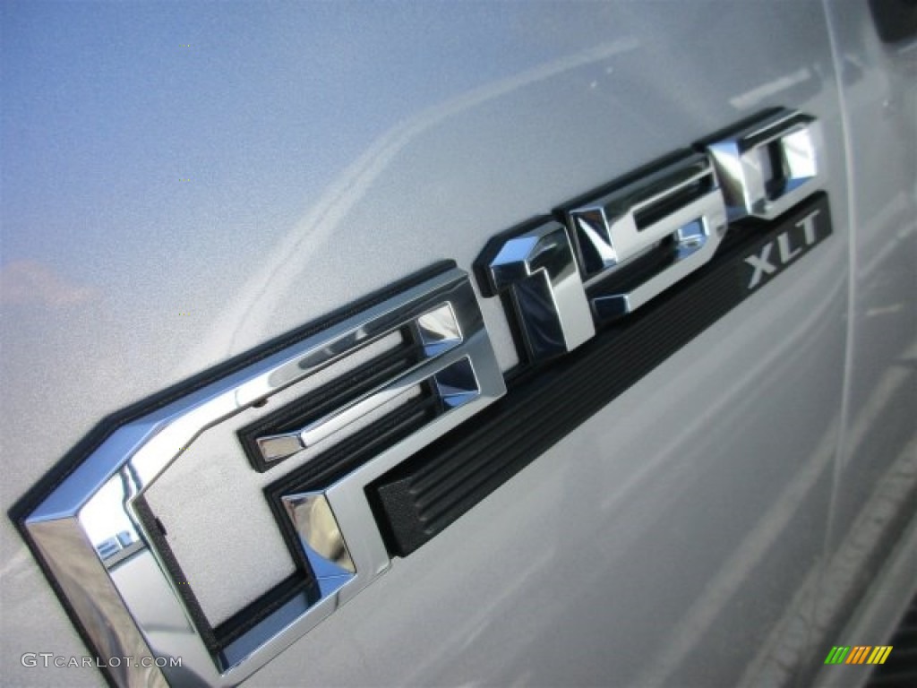 2016 F150 XLT SuperCrew - Ingot Silver / Black photo #3