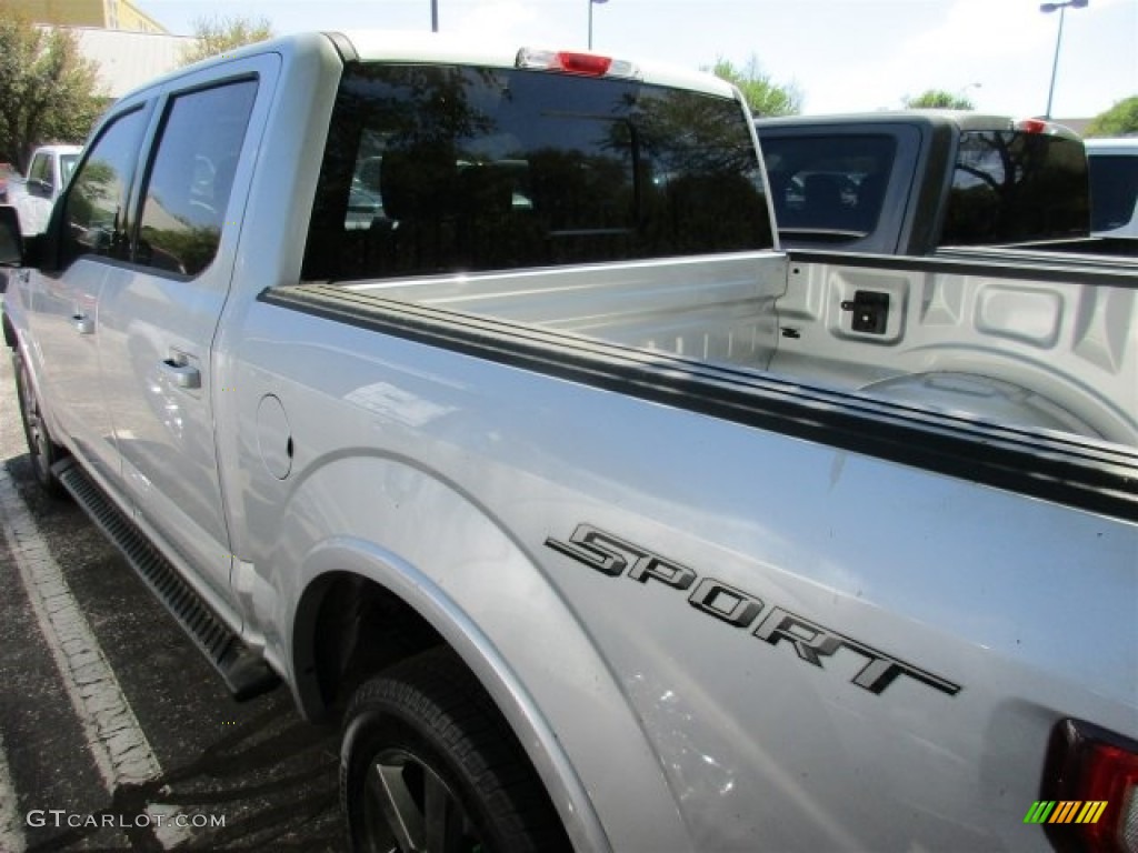 2016 F150 XLT SuperCrew - Ingot Silver / Black photo #5