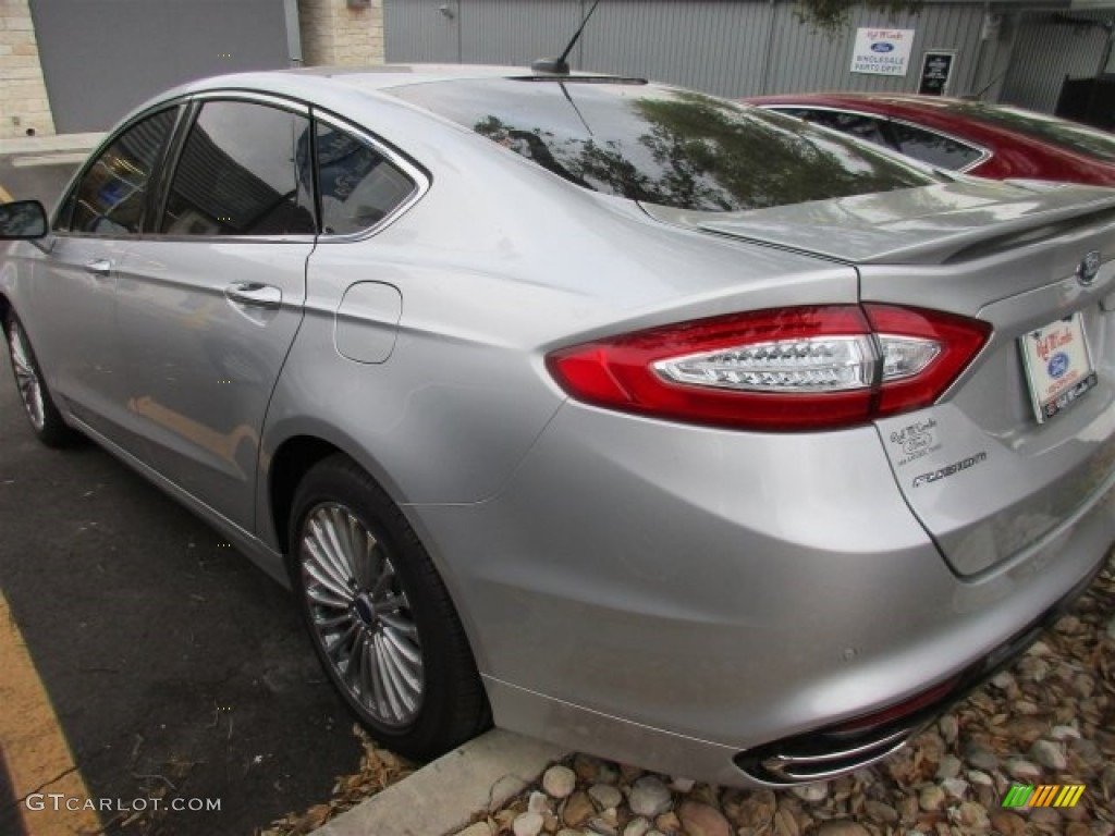 2016 Fusion Titanium - Ingot Silver Metallic / Charcoal Black photo #4