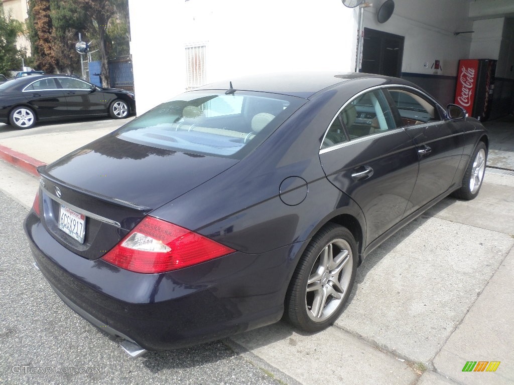 2006 CLS 500 - Capri Blue Metallic / Cashmere Beige photo #2