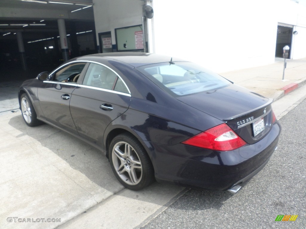 2006 CLS 500 - Capri Blue Metallic / Cashmere Beige photo #4