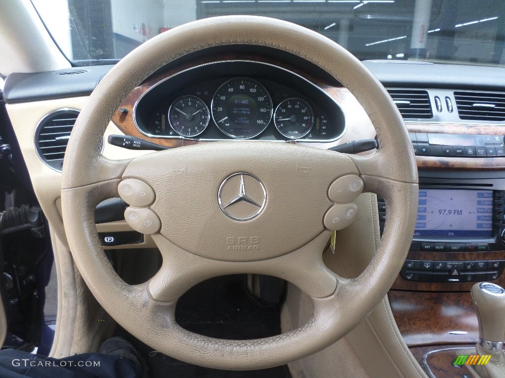 2006 CLS 500 - Capri Blue Metallic / Cashmere Beige photo #11