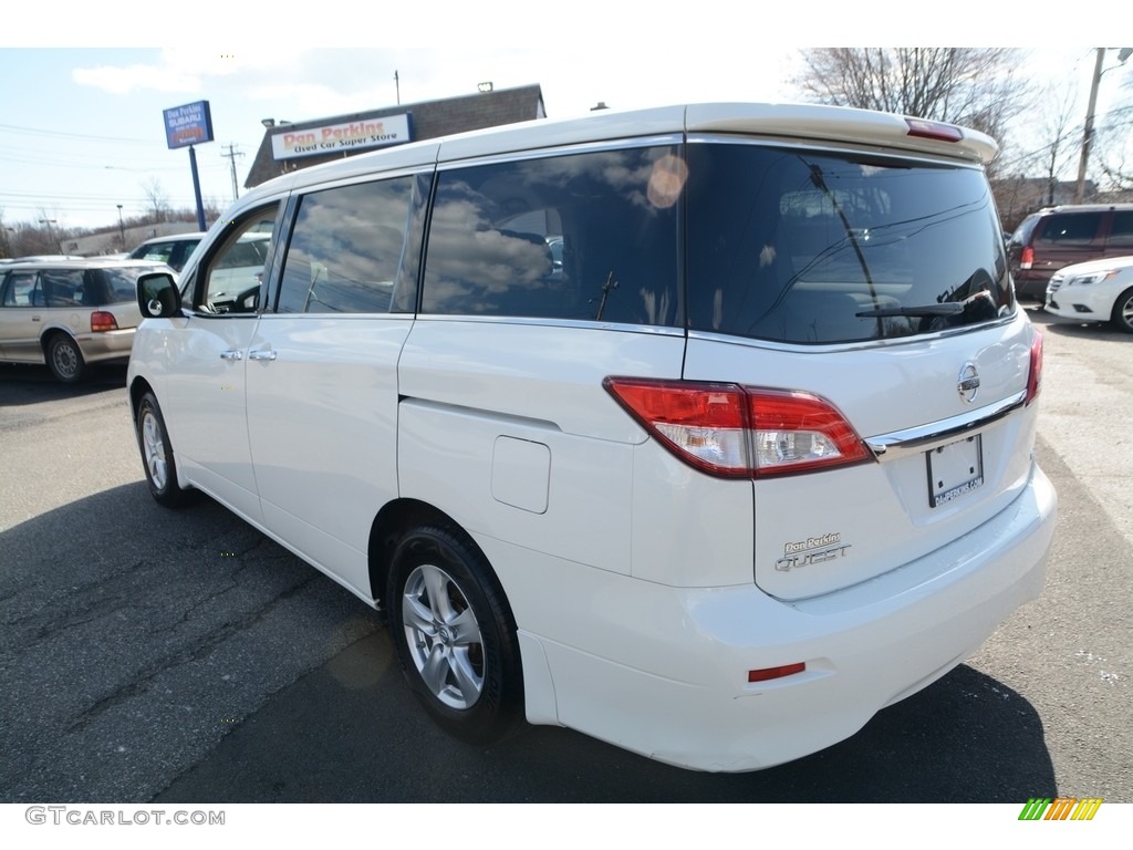 2011 Quest 3.5 SV - Pearl White / Beige photo #10