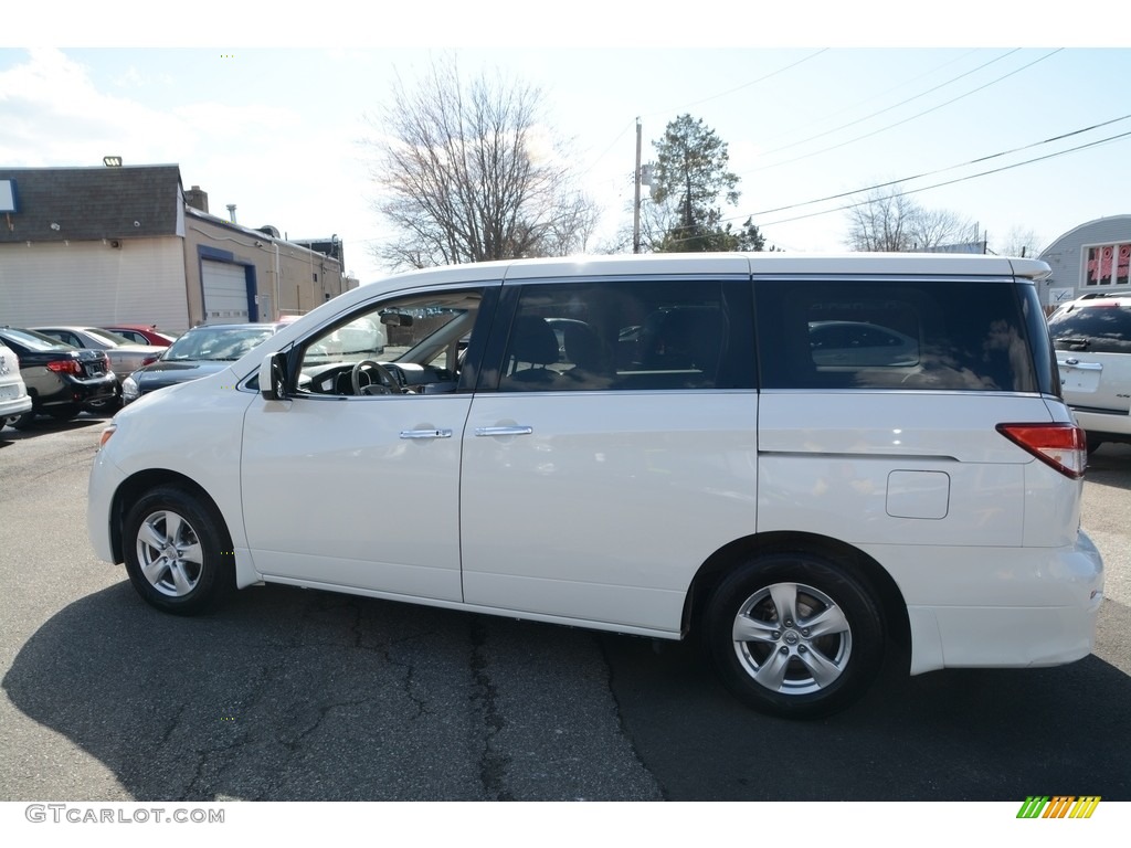 2011 Quest 3.5 SV - Pearl White / Beige photo #11