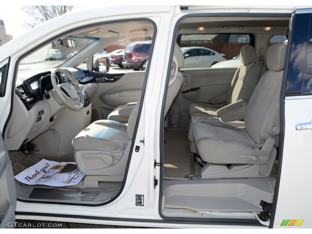 2011 Quest 3.5 SV - Pearl White / Beige photo #14