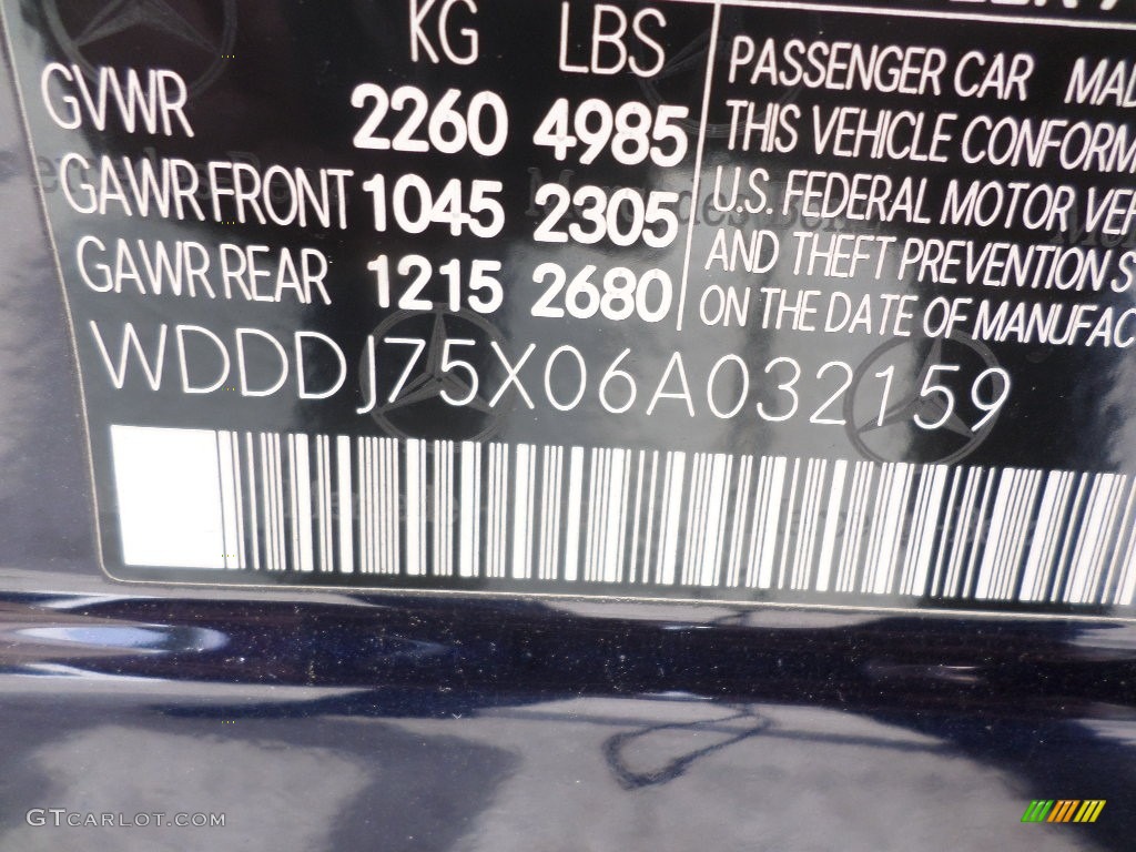 2006 CLS 500 - Capri Blue Metallic / Cashmere Beige photo #27