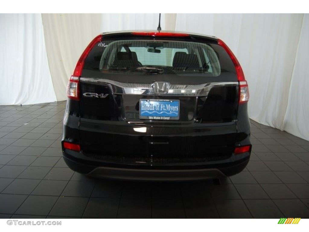 2016 CR-V LX - Crystal Black Pearl / Black photo #6