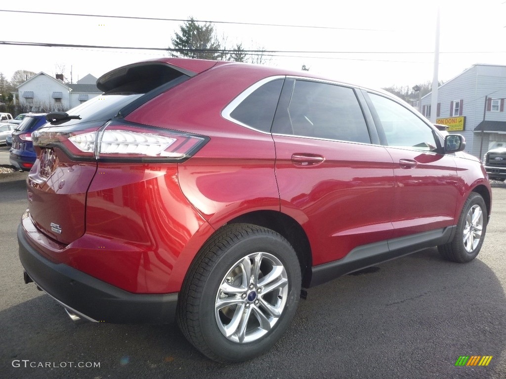 2016 Edge SEL AWD - Ruby Red / Ebony photo #5
