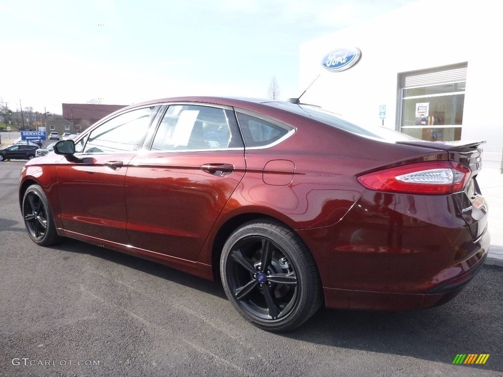 2016 Fusion S - Bronze Fire Metallic / Medium Earth Gray photo #8