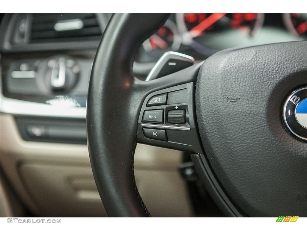 2013 5 Series 535i Sedan - Jet Black / Oyster/Black photo #17