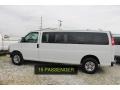 Summit White - Express LT 3500 Passenger Van Photo No. 2