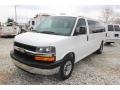 Summit White - Express LT 3500 Passenger Van Photo No. 3