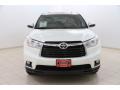 2014 Blizzard White Pearl Toyota Highlander XLE AWD  photo #2