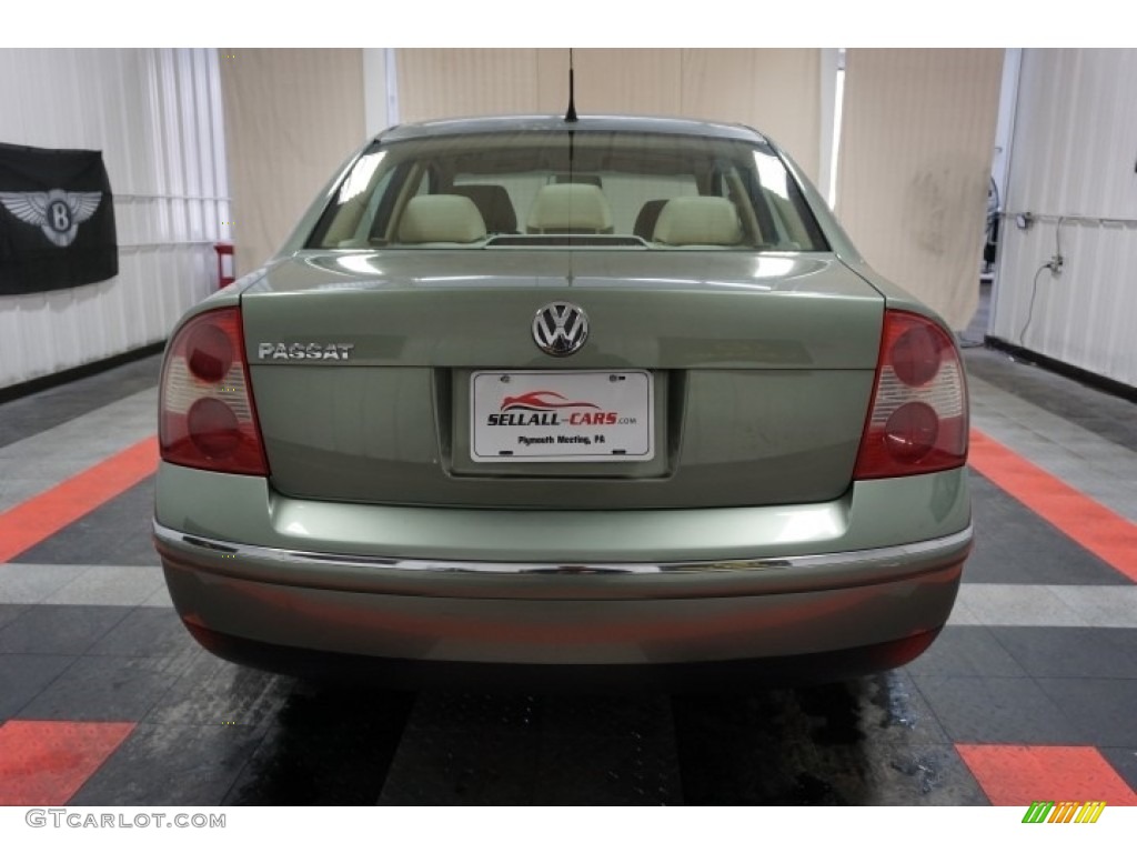 2003 Passat GLS Sedan - Fresco Green Metallic / Beige photo #9