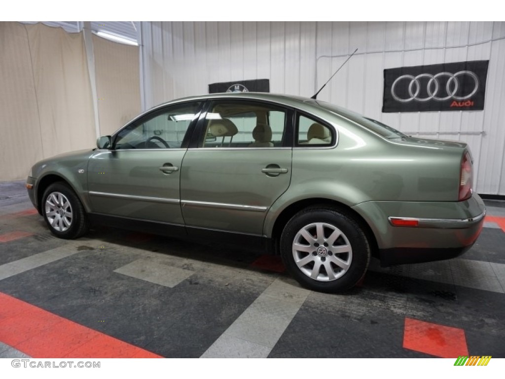 2003 Passat GLS Sedan - Fresco Green Metallic / Beige photo #11
