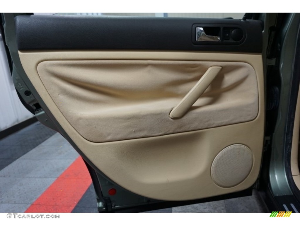 2003 Passat GLS Sedan - Fresco Green Metallic / Beige photo #16