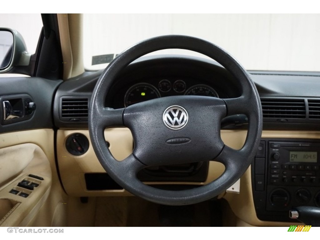 2003 Passat GLS Sedan - Fresco Green Metallic / Beige photo #28