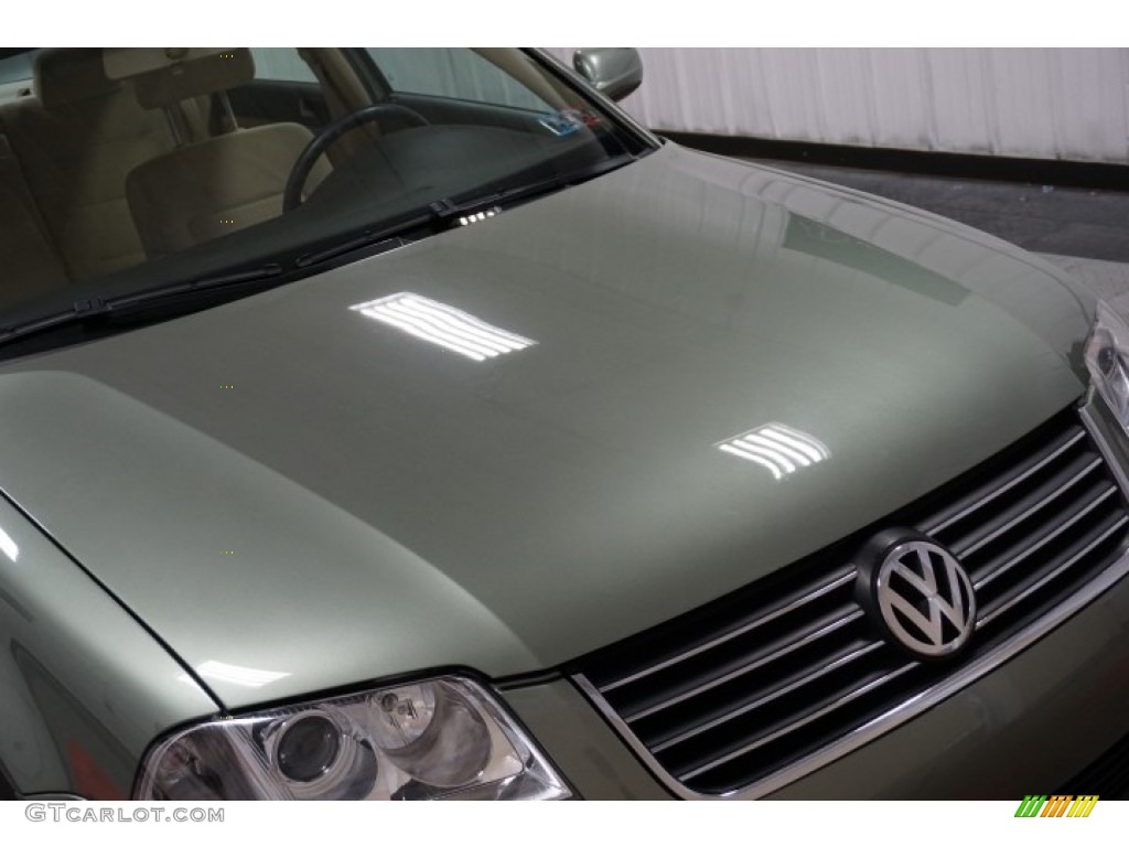 2003 Passat GLS Sedan - Fresco Green Metallic / Beige photo #47