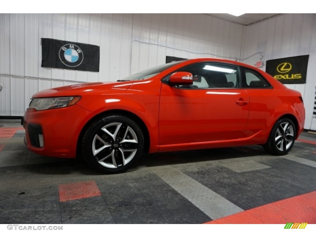 2010 Forte Koup SX - Racing Red / Black Sport photo #2