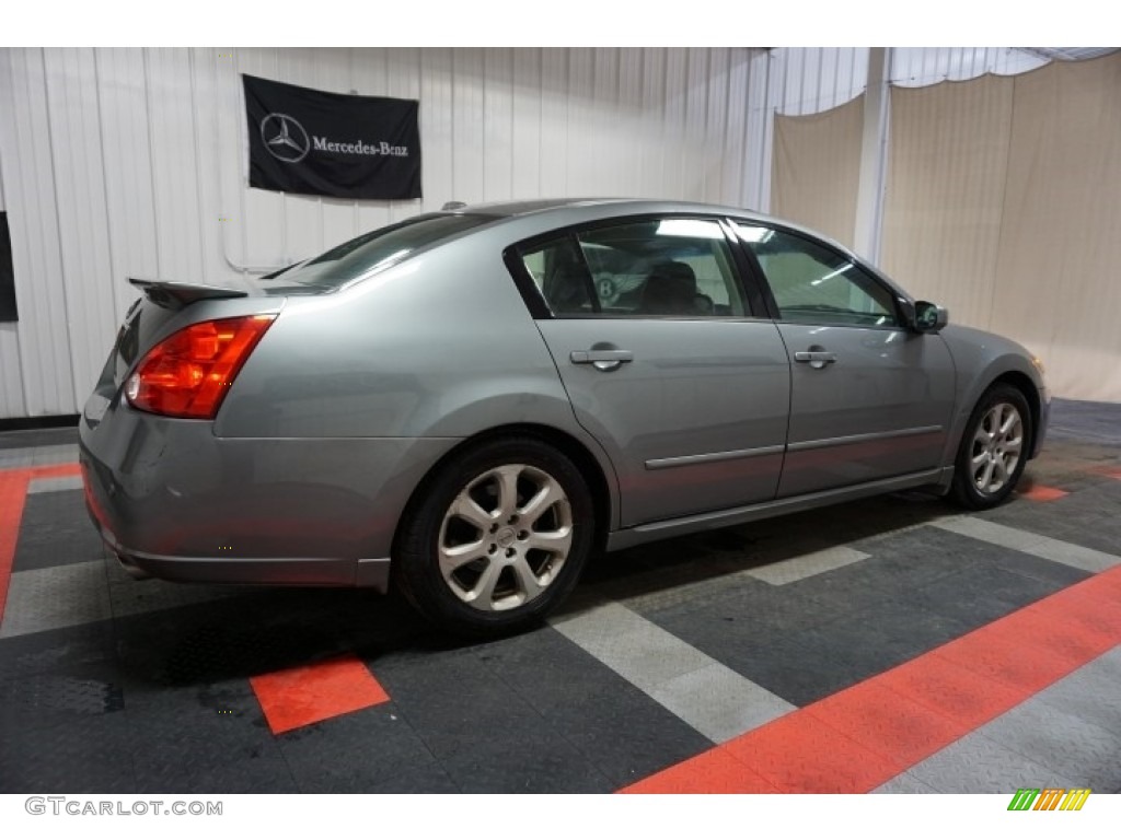 2008 Maxima 3.5 SL - Dark Slate Metallic / Charcoal Black photo #7