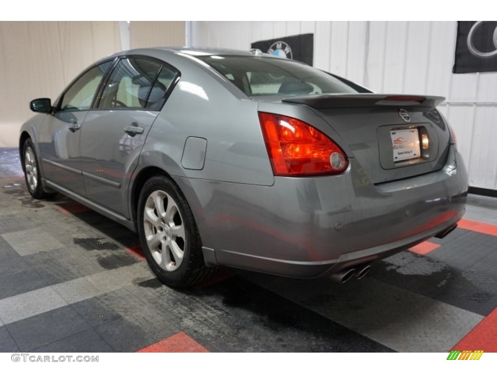 2008 Maxima 3.5 SL - Dark Slate Metallic / Charcoal Black photo #10