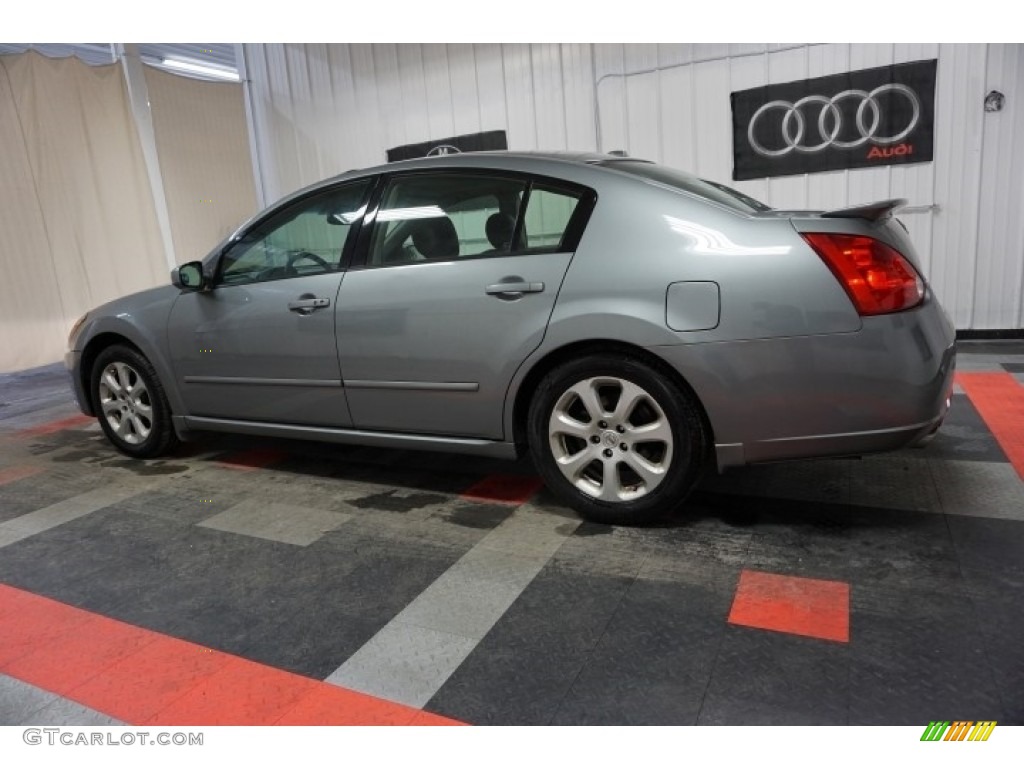2008 Maxima 3.5 SL - Dark Slate Metallic / Charcoal Black photo #11
