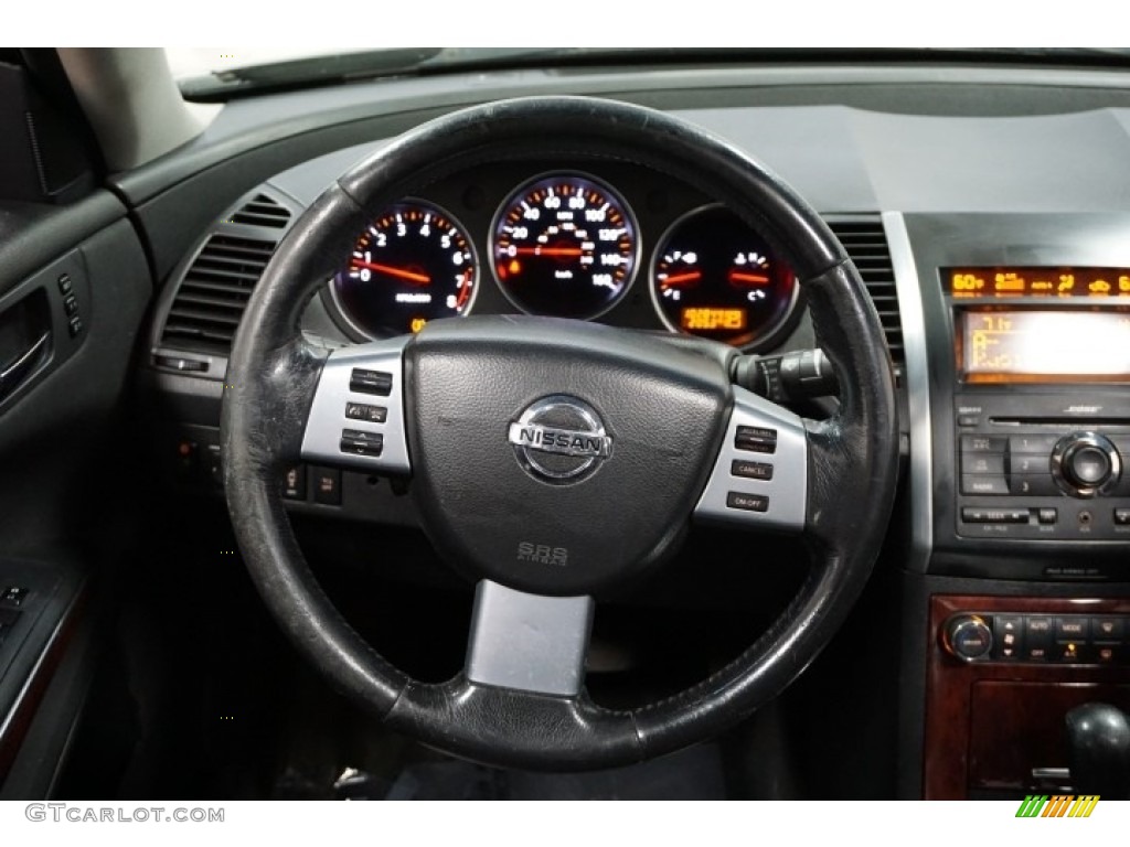 2008 Maxima 3.5 SL - Dark Slate Metallic / Charcoal Black photo #30