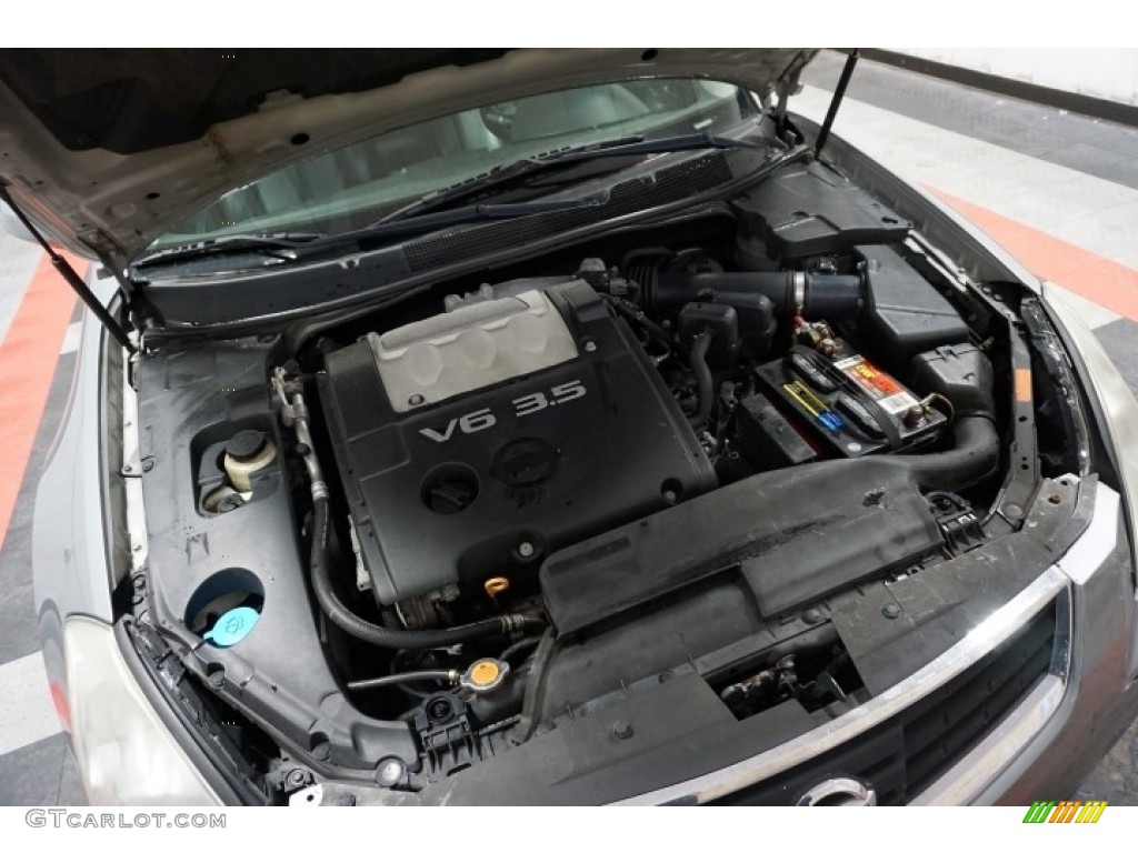 2008 Maxima 3.5 SL - Dark Slate Metallic / Charcoal Black photo #48