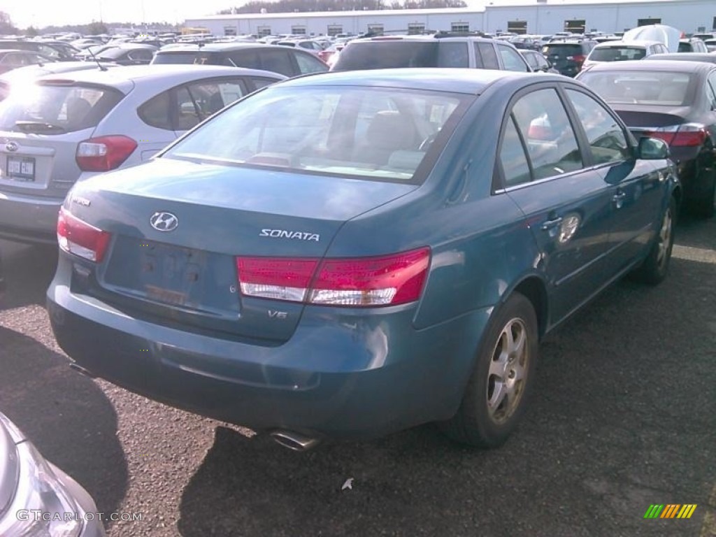 2006 Sonata GLS V6 - Aquamarine Pearl / Gray photo #2