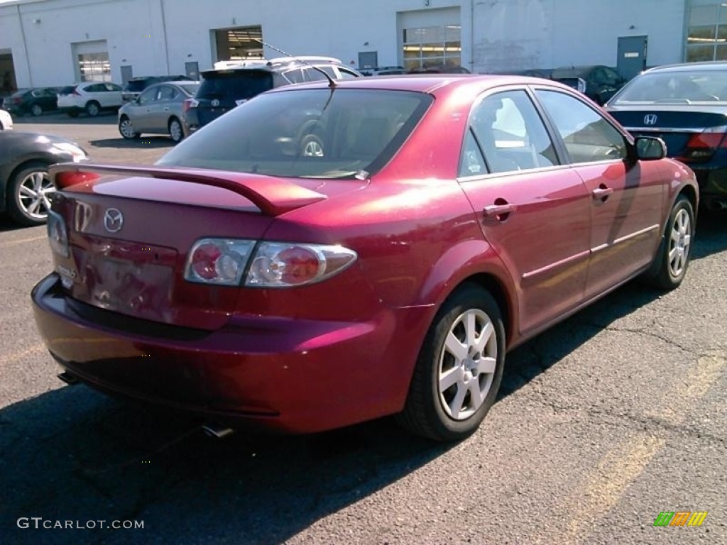 2006 MAZDA6 i Sedan - Redfire Metallic / Beige photo #2