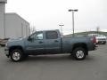 2014 Heritage Blue Metallic GMC Sierra 2500HD SLE Crew Cab 4x4  photo #3