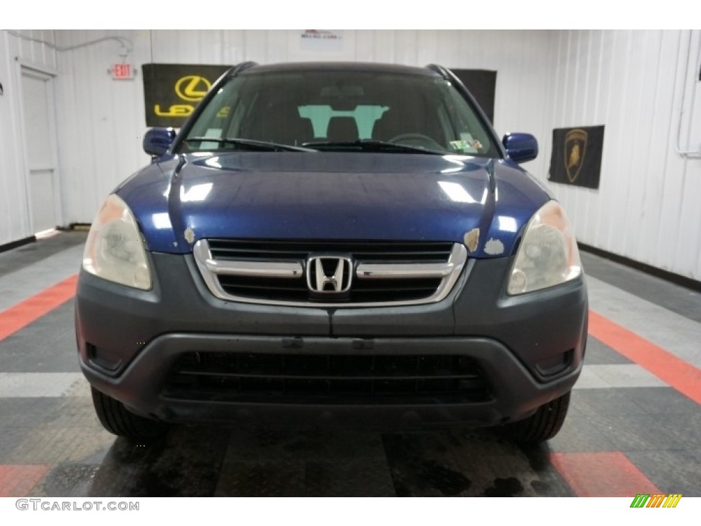 2002 CR-V EX 4WD - Eternal Blue Pearl / Black photo #4