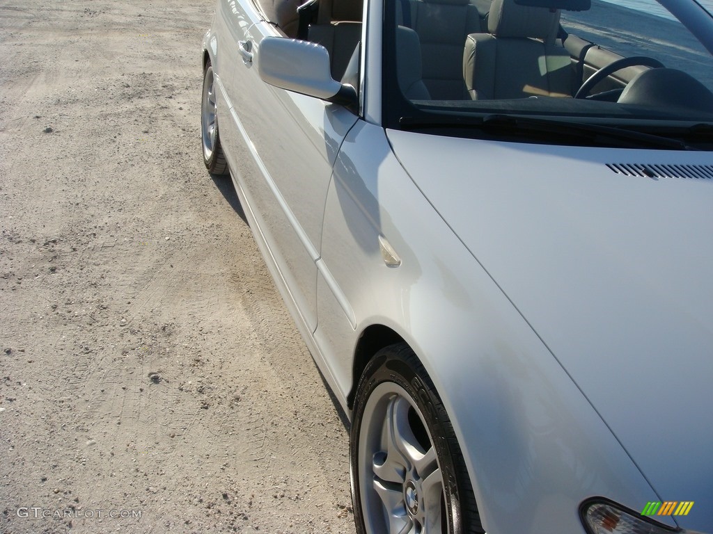 2006 3 Series 330i Convertible - Alpine White / Natural Brown photo #9